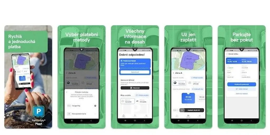 Vylepšená aplikace ParkSimply Plzeň přináší řadu novinek