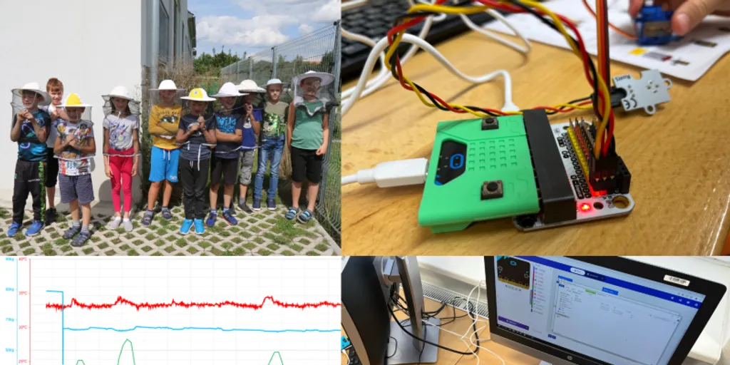 Včely v Centru robotiky