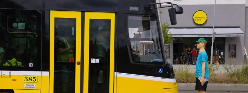 První chytrá tramvaj v Plzni úspěšně jezdí na testovacím polygonu