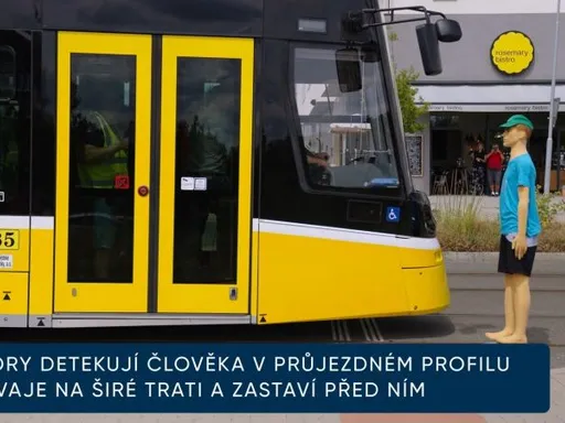 První chytrá tramvaj v Plzni úspěšně jezdí na testovacím polygonu