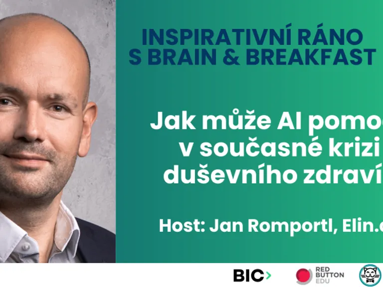 Inspirativní ráno s Brain and Breakfast: Jak může AI pomoci v současné krizi duševního zdraví?