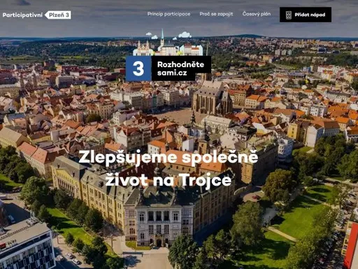 Trojka spustila participativní rozpočet