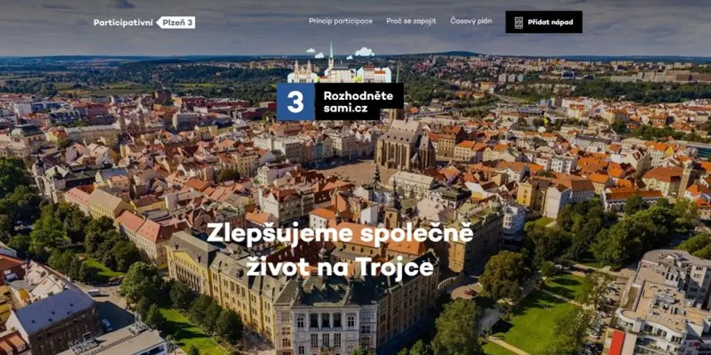 Trojka spustila participativní rozpočet