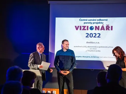 Plzeň pomáhá inovátorům. Firmy Amitia a Pinflow energy storage, které s městem spolupracují, získaly ceny v soutěži Vizionáři 2022