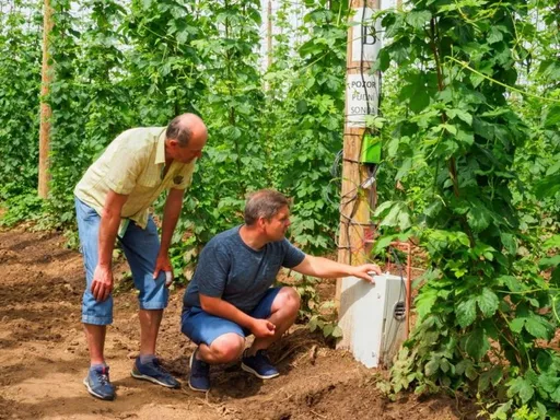 Plzeňský Prazdroj vytvořil první aplikaci na světě, která pěstitelům poradí, kdy a jak zavlažovat chmel