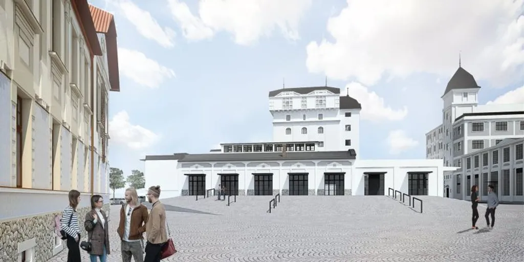 Pivovar Světovar v Plzni se mění v TechTower s akváriem pro vodní drony