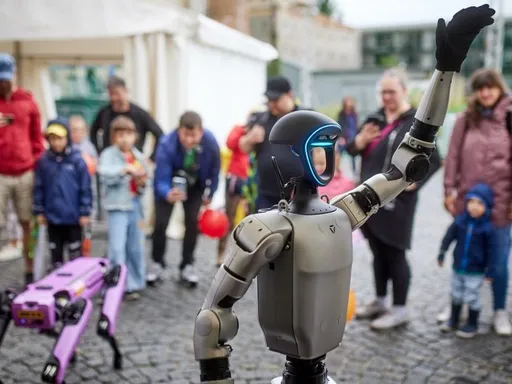 Hlavními hvězdami Inovujeme Plzeň byli futuristická Tesla a humanoidní robot