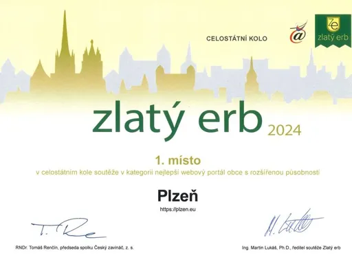 Plzeň má nejlepší webové stránky v Česku